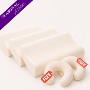 Contour Three Pillow Set (Family Pack) - Get 2 FREE Neck Pillows – Seasonal Special!