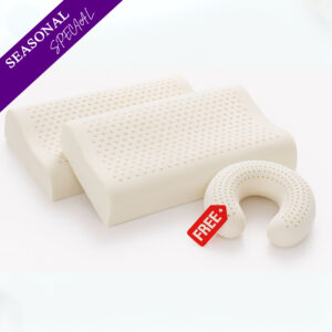 Contour Two Pillow Set (FREE Neck Pillow Included – Seasonal Special)